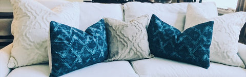 Pillow, Indigo Blue