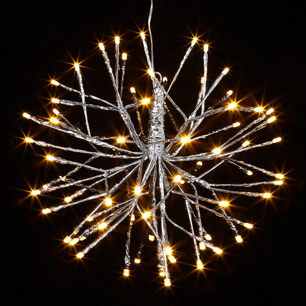 Christmas Light - Silver Starburst
