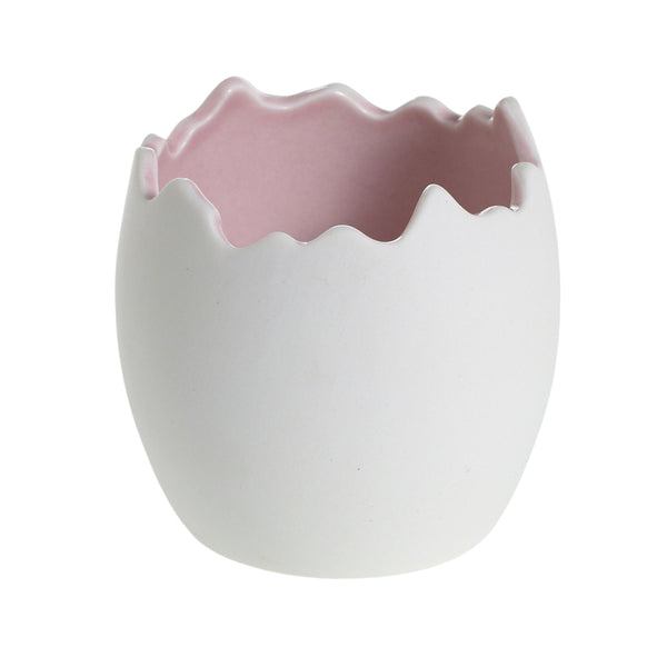 Easter - Chickadee Pot Pink Inside 3.25"x3"