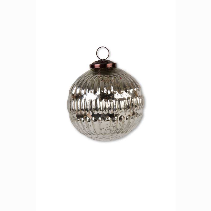 Christmas - Large Round Mercury Ornament 3.5"