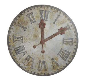 Clock - Round Vintage Metal